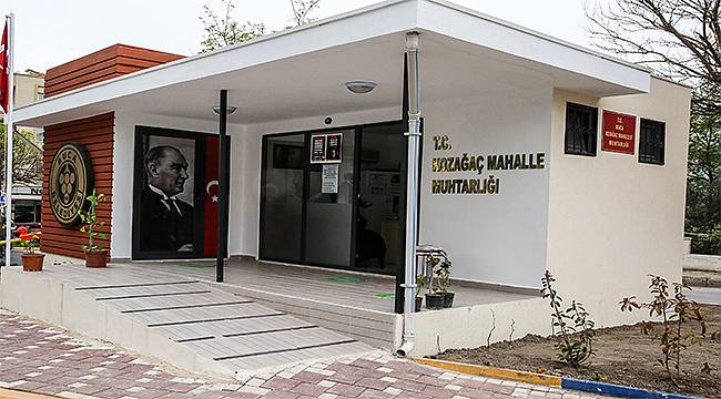 Buca Belediyesi'nden muhtarlara tam donanımlı hizmet binası