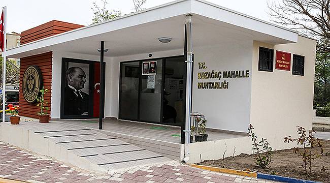  Buca Belediyesi'nden muhtarlara tam donanımlı hizmet binası 