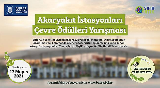 Bursa'da akaryakıt istasyonları çevre için yarışıyor 