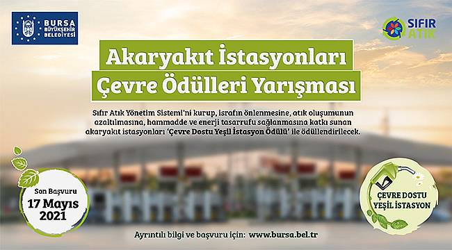 Bursa'da akaryakıt istasyonları çevre için yarışıyor