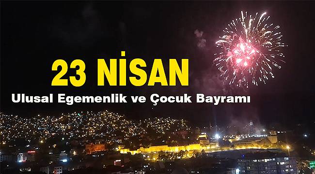 Bursa'da havai fişekli kutlama 