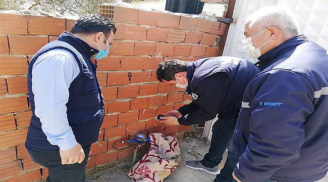 Daire Başkanı Akbaş, Endeks Okuma Personeli ile Sahaya Çıktı