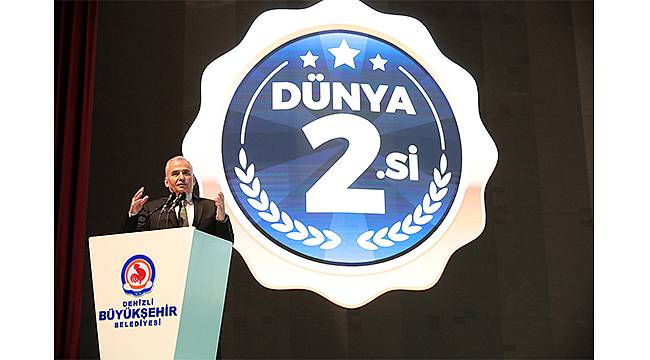 Denizli Büyükşehir Belediyesi Dünya 2'ncisi