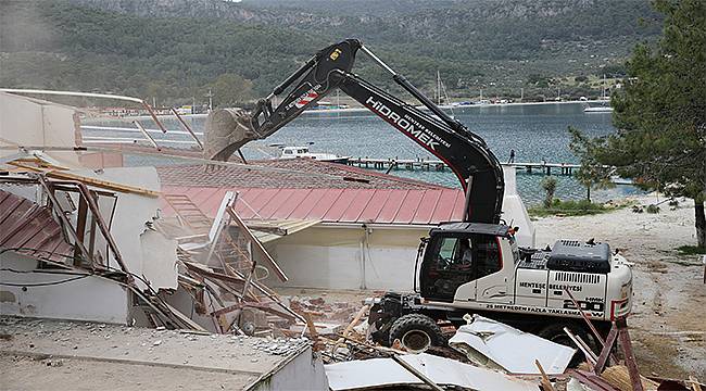 Menteşe'de kaçak yapıya geçit yok 