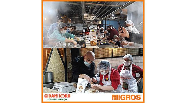 Migros'tan "Gıdanı Koru Sofrana Sahip Çık Kampanyası"na destek 