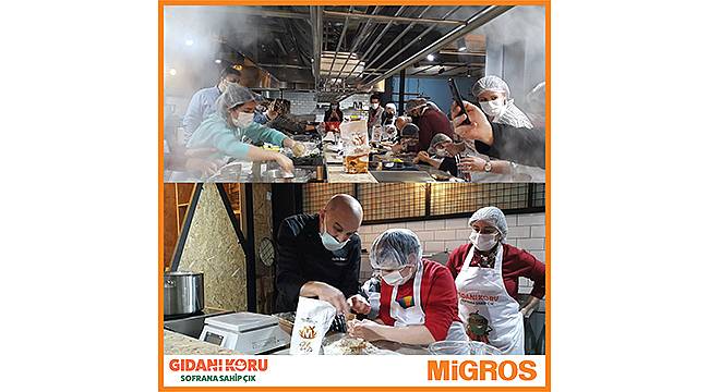 Migros'tan "Gıdanı Koru Sofrana Sahip Çık Kampanyası"na destek