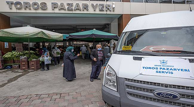 Toros Kapalı Pazaryeri'ne ücretsiz servis