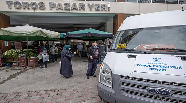 Toros Kapalı Pazaryeri'ne ücretsiz servis 