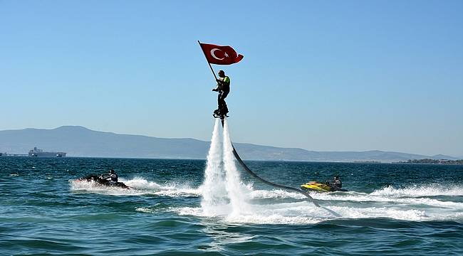 Aliağa'da 19 Mayıs Atatürk'ü Anma Korteji 