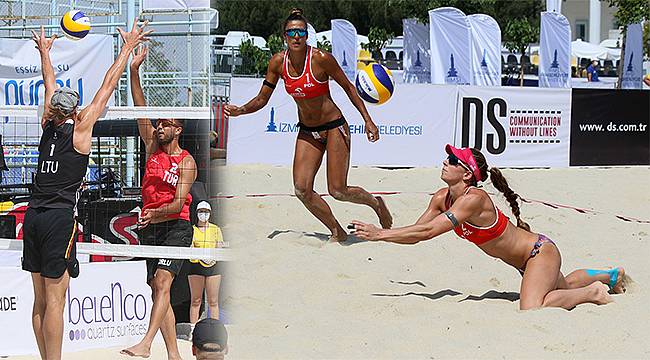 Plaj voleybolunda milliler Tokyo yolunda