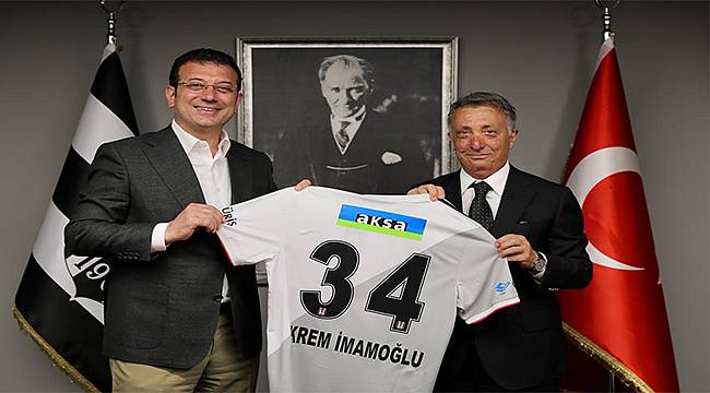 Ekrem İmamoğlu'ndan Beşiktaş'a "Şampiyonluk" Ziyareti