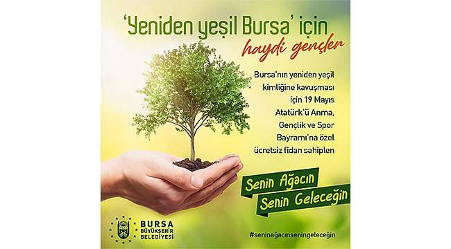 Haydi gençler; sizin de dikili bir ağacınız olsun