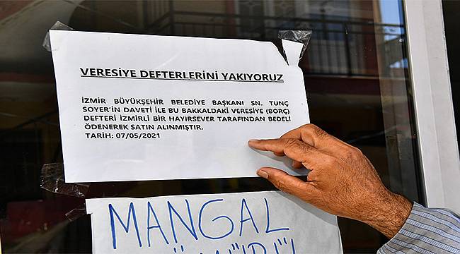 İzmir'de veresiye defterleri kapatılıyor 