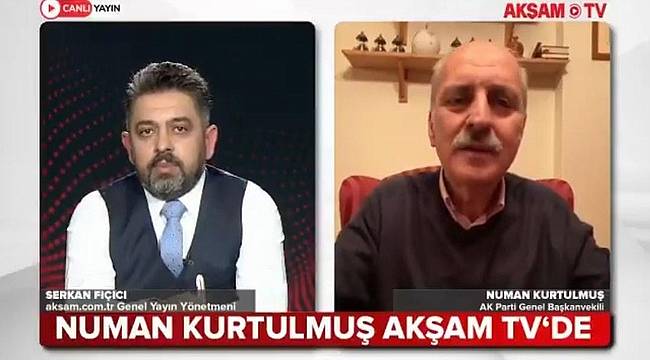 Numan Kurtulmuş: "Bütün dünya sussa Türkiye susmayacak"