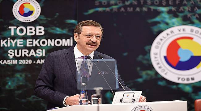 TOBB Başkanı Hisarcıklıoğlu ilk çeyrek büyüme rakamlarını değerlendirdi