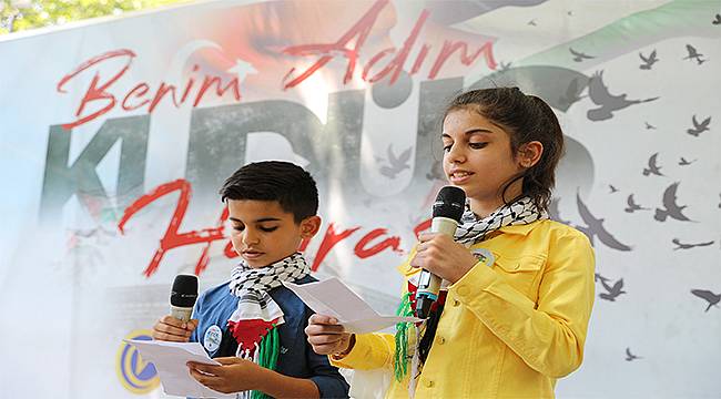 Bursa'dan Filistin'e güçlü destek 