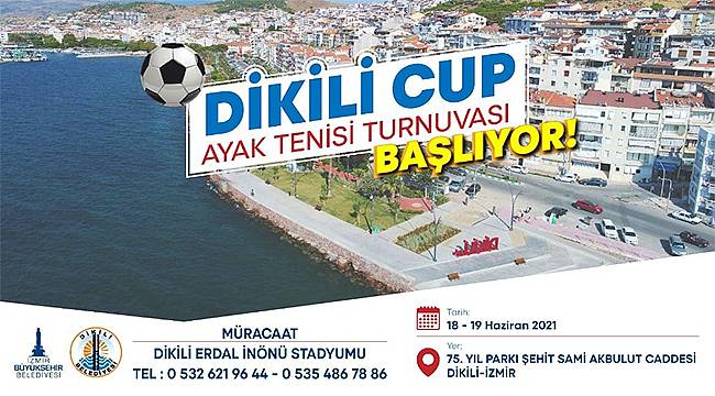 Dikili Cup Ayak Tenisi Turnuvası başlıyor