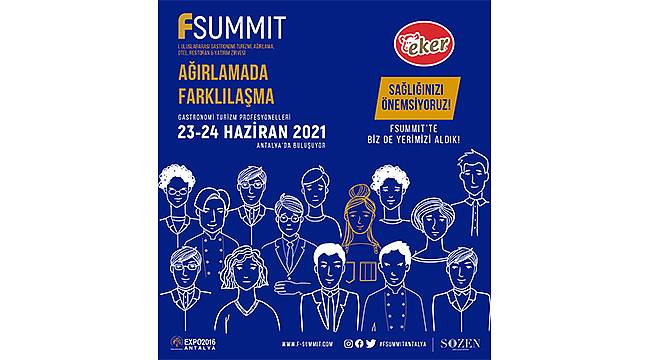 Eker'den FSUMMIT'e içecek sponsorluğu desteği 