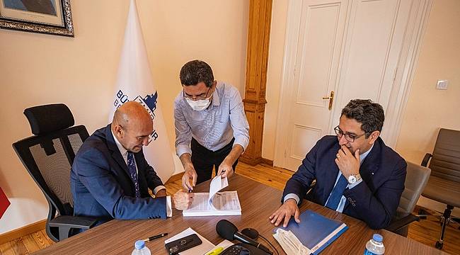 Gaziemir'de birinci etap için imzalar atıldı
