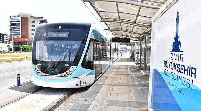 İzmir Tramvayı'nda ücretsiz internet dönemi