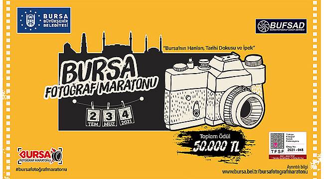 Ulusal Bursa Fotoğraf Maratonu 2 Temmuz'da başlıyor