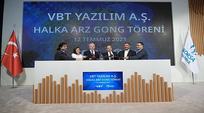 Borsa İstanbul'da gong VBT Yazılım için çaldı 