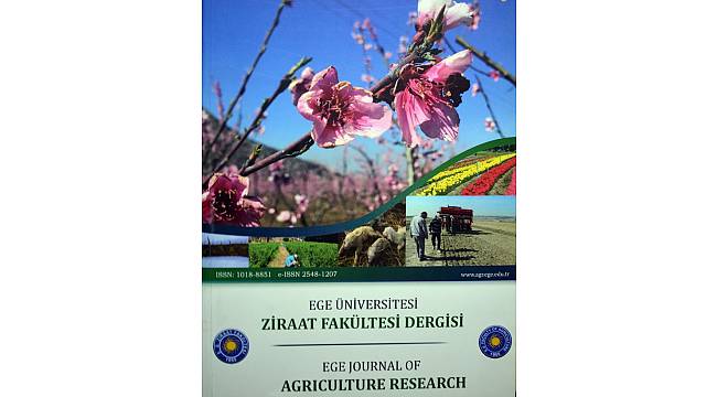 Ege Üniversitesi Ziraat Fakültesi Dergisi 57 yıldır tarıma yön veriyor