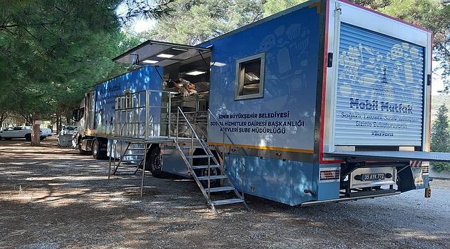 İzmir Büyükşehir Belediyesinden 3 bin kişilik mobil mutfak 