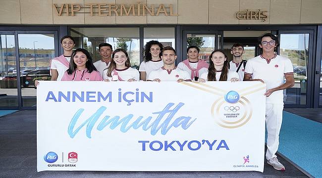 Olimpik Anneler projesinin sporcuları Tokyo'ya uğurlandı 