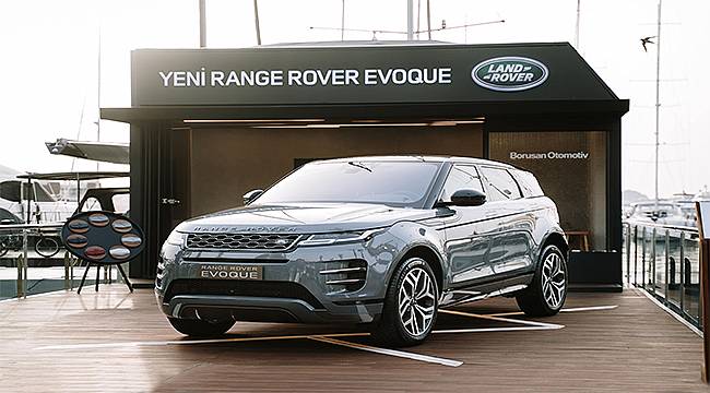 Range Rover Evoque, Bodrum Yalıkavak Marina'da meraklılarıyla buluşuyor