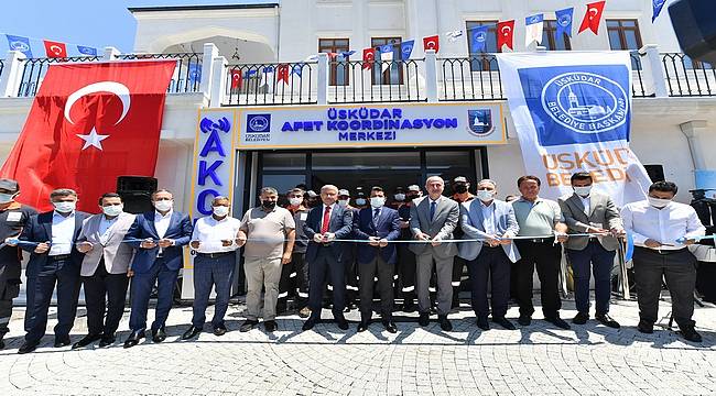 Üsküdar'da Afet Koordinasyon Merkezi açıldı 