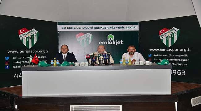 Emlakjet, Bursaspor'a ikinci kez sponsor oldu 