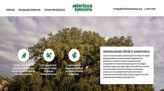 İzmir'in ormanları için yeniden "İzmir dayanışması" 