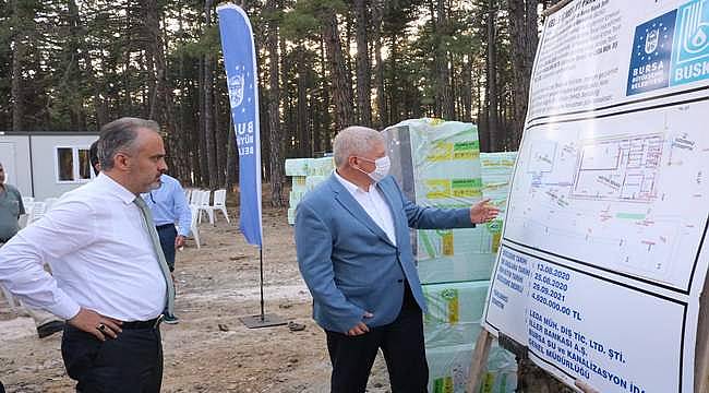 Keles Paket İçme suyu Arıtma Tesisi'nde çalışmalar sürüyor 