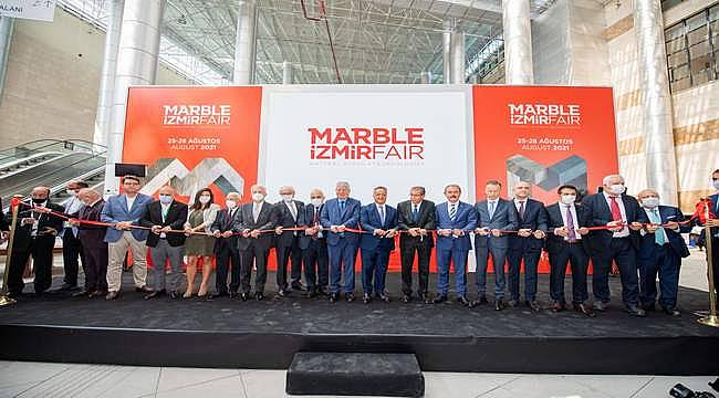 Marble İzmir Fuarı'nın pandemi nedeniyle verdiği iki yıllık ara son buldu 