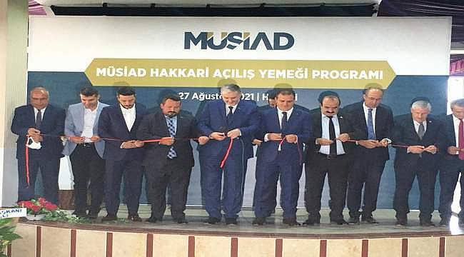 MÜSİAD'ın Hakkari şubesi açıldı