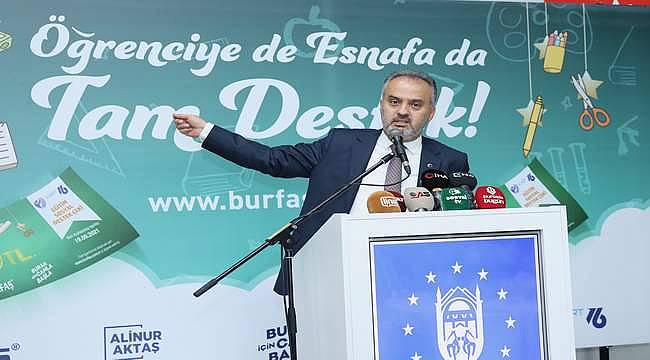 Öğrenciye de esnafa da tam destek