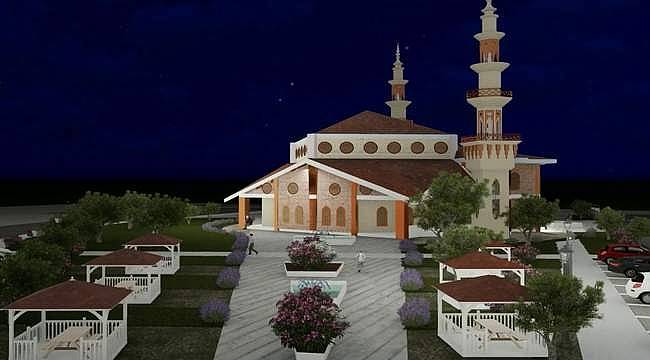 Aliağa'da küçük sanayi sitesine bin kişilik cami projesi 
