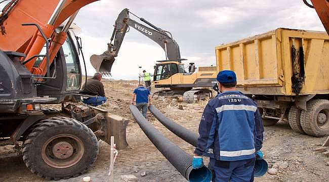 Çiğli'de heyelanı tetikleyebilecek yüzey suları kontrol altına alınıyor