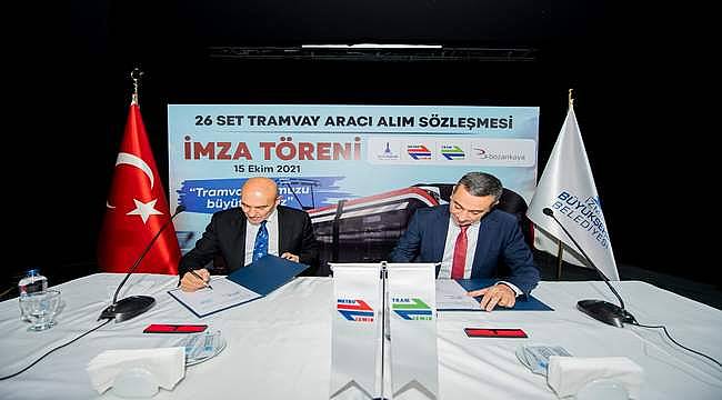 İzmir Büyükşehir Belediyesi sürdürülebilir ulaşım yolunda dev bir adım daha attı