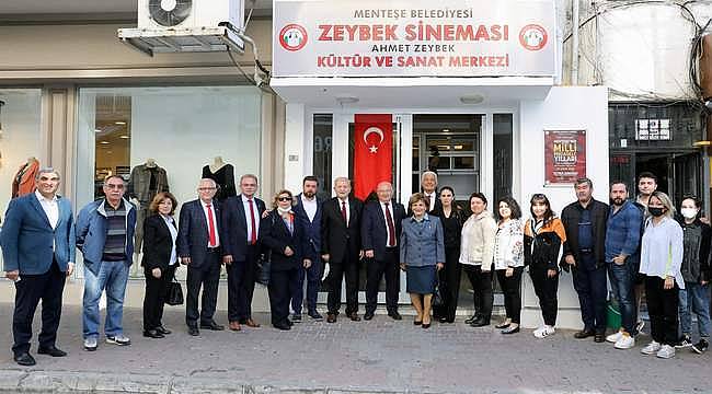 Tarihi Zeybek Sineması yenilenen yüzüyle hizmete açıldı!