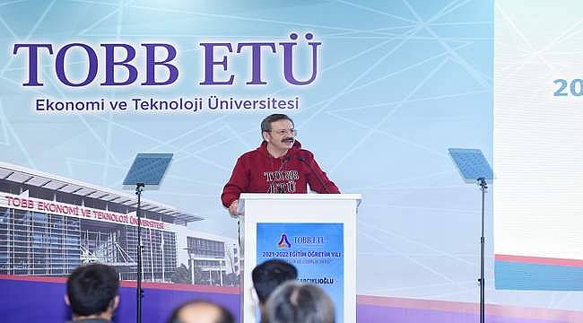 TOBB Başkanı Hisarcıklıoğlu: Girişimcilik hayal kurmakla başlar