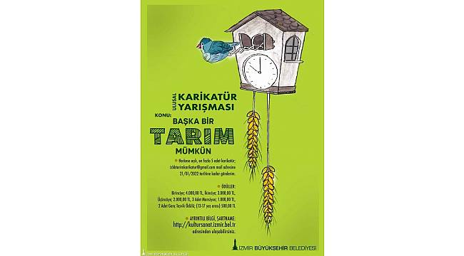 İzmir Büyükşehir Belediyesinden "Başka Bir Tarım Mümkün" temalı karikatür yarışması