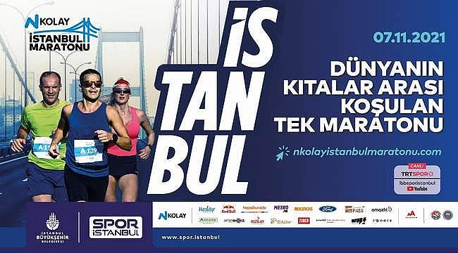 N Kolay İstanbul Maratonu, 7 Kasım 2021 Pazar günü 43. kez koşulacak 