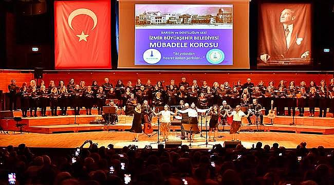 İki yakanın şarkıları İzmir'den yükseldi 