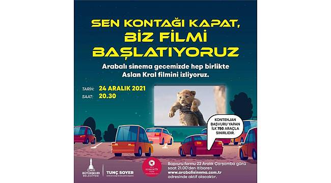 İzmir'de arabalı sinema keyfi 