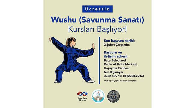 Bucalı kadınlara wushu kursu