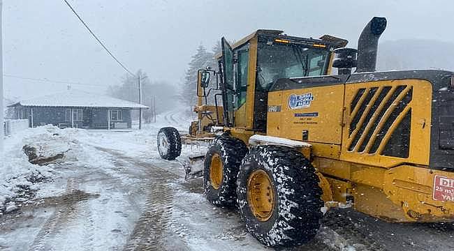 Bursa'da kar ulaşıma engel değil 