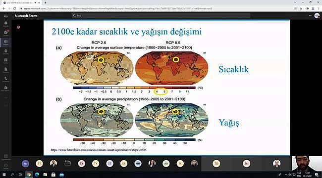 ÇEVMER'den "Derin Öğrenmeyi Kullanarak İklim Değişikliği Tahmini" semineri