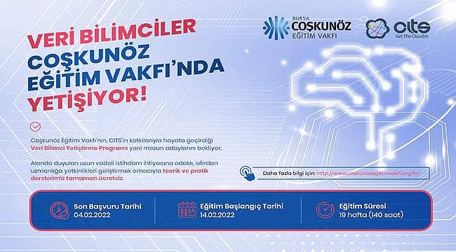 Coşkunöz Eğitim Vakfı, veri bilimci yetiştirmek için ücretsiz eğitim programına başlıyor 